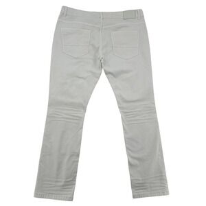 Cultura Men 40x31 White Denim Skinny Jeans Zip Pockets Preppy Stylist Party Y2K